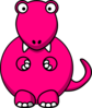 Pink Dinosaur Clip Art