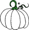 White Pumpkin Clip Art