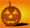 Glowing Pumpkin Clip Art