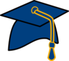 Blue Grad Clip Art