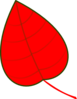 Red Leaf Clip Art