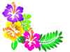 Hibiscus Corner 2 Clip Art