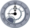 Midnight Clock Nine Clip Art