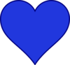 Blue Heart Clip Art