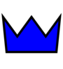 Crown Blue Clip Art