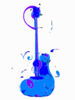 Blue Guitar Clip Art