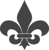 Royal Blue Fleur De Lis Clip Art
