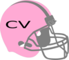 Pink Football Helmet Clip Art