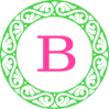 Monogram B Clip Art