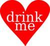 Drink Me Heart Clip Art