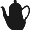 English Porcelain Teapot Clip Art