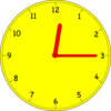 Clock At Twelve Fifteen Clip Art