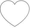 Whiteheartoutline Clip Art