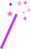 Small Magic Wand Clip Art