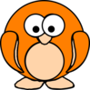 Orange Penguin Clip Art