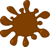 Brown Splash Clip Art