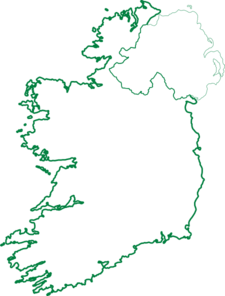 Tralee Ireland Map Clip Art