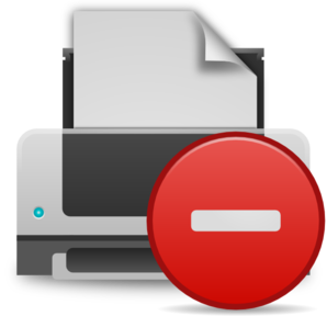 Error Printer Clip Art