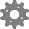 Gear Grey Clip Art