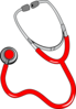 Red Stethoscope Clip Art