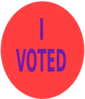 I Vote Clip Art