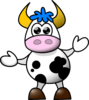  Cow  Clip Art