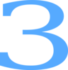 3 Countdown Clip Art