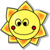 Smiling Sun Clip Art