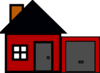 Red House Clip Art