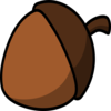 Cartoon-acorn-1 Clip Art