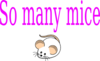 Sooo Many Mice Clip Art