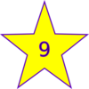 Number 9 Chart Clip Art