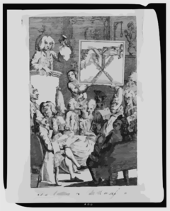 The Auction; Or Modern Conoisseurs Clip Art
