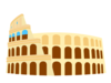 Colliseum, Rome, Italy Clip Art