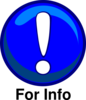 For Info Caution Icon Clip Art