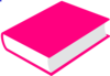 Pink Book 50% Sm Clip Art