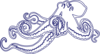 Navy Ocotopus Clip Art