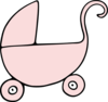 Pink Pram Clip Art