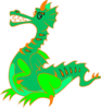 Green Dragon Clip Art