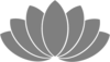 Grey Lotus Clip Art