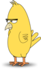 Yellow Angry Bird Clip Art