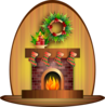 Christmas Fire Clip Art