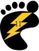 Thunderfoot Clip Art