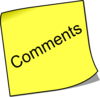 Note Comment Clip Art