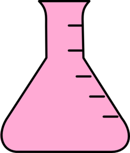 Lighter Pink Flask Clip Art
