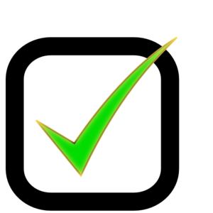 Checkbox Checked Clip Art