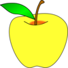 Yellow Apple Clip Art