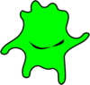 Happy Green Algae Clip Art