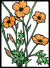 Poppies Color Clip Art