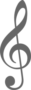 Clave De Sol Azul Clip Art